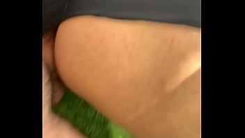 Preview 3 of Dawaonlod Sex - Backyard ass fuck with old black panties on.