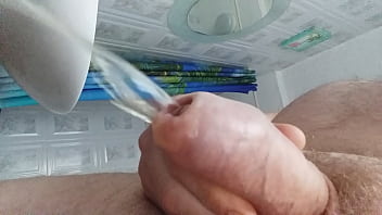 Preview 1 of Smool Boy Xx - Close up piss  and play and cum