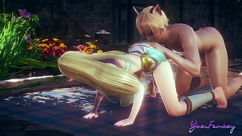 Preview 2 of Bawi 1 - Yaoi FemBoy Yuki - This priestess is DIVINE!