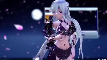 Preview 2 of Chubby Girls Fucking Two Boys - MMD R18 Number Nime H a k u