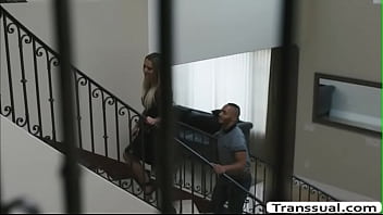 Preview 1 of Sexy Video 8 Sal Ki Ladki - Shemale butt fucked by black client