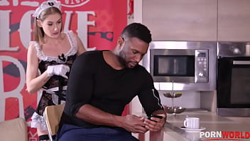 Preview 1 of Mom Mature Soccer Fucks Dildo - Petite Hungarian Peach Tiffany Tatum Ties Up Her Ebony Bf For Some Royal Rogering GP1765