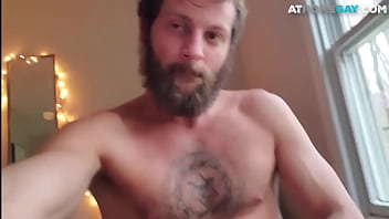 Preview 4 of Amber Ashler - Tattooed otter solo tugs his dick for cumshot