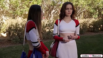 Preview 1 of Lob Devon - Petite cheerleader masturbating her gf