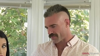 Preview 1 of In Pip Line - Stepdaddy plowing very hot black hair