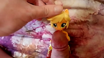 Preview 2 of Elizabeth Tan Naked - [EroNekoKun] - MLP Girl AppleJack and Egg Vibrator