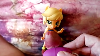 Preview 3 of Elizabeth Tan Naked - [EroNekoKun] - MLP Girl AppleJack and Egg Vibrator
