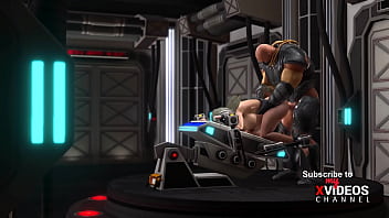 Preview 4 of Hot Bahbi Ertiok - Hard fuck in the sci-fi lab! Hot blonde gets fucked by space soldier