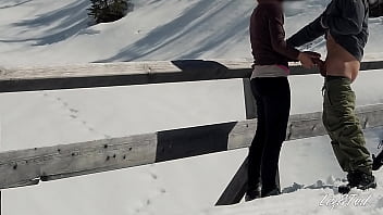 Preview 4 of Wwe Xxxx Asuka - sex in the snow | liz and ted