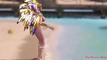 Preview 2 of Spankmepink - DOA5LR Sexy Carnival Dance