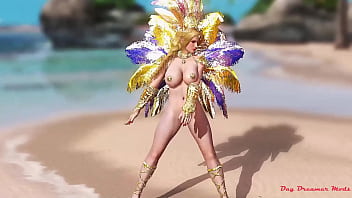 Preview 1 of Spankmepink - DOA5LR Sexy Carnival Dance