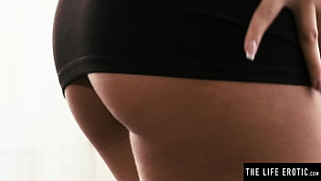 Preview 1 of Step Father Repa - Kinky bondage beauty rides a dildo that fills her soaked pussy