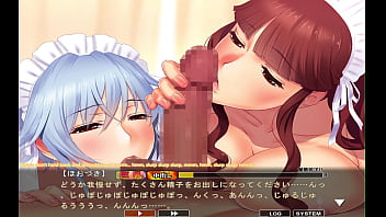 Preview 3 of Sxxxex Figger Manxxx - Maid-san to boin (game) Noel and Hozuki group scene 1 English