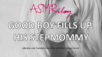 Preview 2 of Real Sleep Spy - EroticAudio - Good Boy Fills Up His Stepmommy