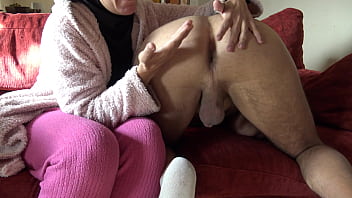 Preview 2 of Sweet Sinner - horny turkish granny in Istanbul massages the ass of a boy
