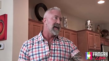 Preview 1 of Vagina Sucking - Such A Helpful Grandson Casey Everett,  Lance Charger