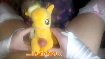 Preview 4 of Ishoria Fucking - [EroNekoKun] - Story about my MLP Plush Sexslave AppleJack: Learning Handjob