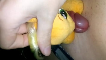 Preview 3 of Tyra Misoux Strapon - [EroNekoKun] - Story about my MLP Plush Sexslave AppleJack: Morning Milking