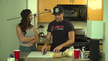 Preview 1 of Xxxdey - Ep 5 Cooking for Pornstars