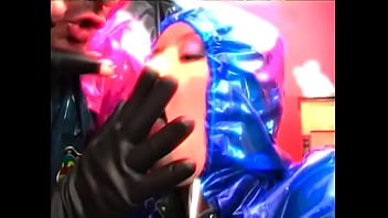 Preview 1 of Gdoup Porn - Mistresses Iveta and Adela are teaching guy how to pound their pussies in the world of latex