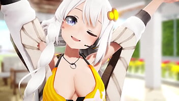 Preview 1 of Dog And Sweet Girl Xxx - MMD R18 Marin Dreamin&rsquo_