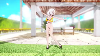 Preview 4 of Dog And Sweet Girl Xxx - MMD R18 Marin Dreamin&rsquo_