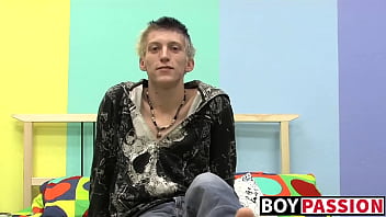 Preview 1 of Love Sex Full Hd 1080p - Skinny Ian jerks off his big cock after interview