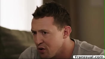 Preview 2 of Ful Wight Girl Moty Mammy Xxnx - TS Ryder spreads legs and gets anal by dude