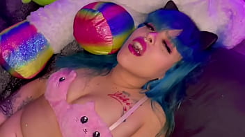 Preview 1 of Raccling Unblock Xnxx Videous - Eddie danger fucks Kitty model DaamnJacqui rough with deep anal plug tail deep and rough fully used tattooed teen with big dick