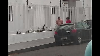 Preview 4 of School Girlkll - Parrudo andando sem cueca na rua