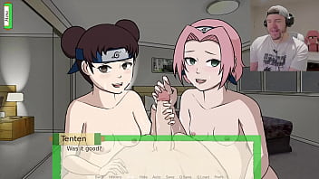 Preview 4 of Grandpa Vedio - Sakura and Tenten Must Be Stopped! (Jikage Rising)