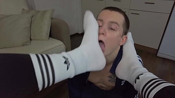 Preview 2 of Fast Square Fuck - Foot fetish domination - sucking the master&#039_s leg Falcon Al Oliver Strelly - 79