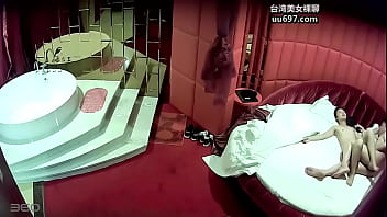 Preview 2 of Sleeping Rap Video - 情趣酒店水滴摄像头盗拍猥琐中年和长发高挑美女开房啪啪玩的花样还挺多的