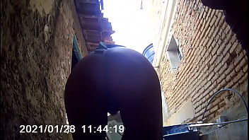 Preview 1 of Teen Musterbate Girl - flagrei a mulher mijando i filmei por traz sem ela ver