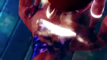 Preview 4 of Teen Photo Sex - Street Fighter Cammy FUCKS Chun Li with a Huge Futa Cock in her Ass and Pussy.