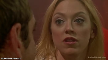 Preview 1 of Boy And Girl In School Basement - Cuckold watching big tits wife fucking