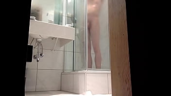 Preview 2 of Tallk On Fhone - Russian guy Alexander in the shower 1