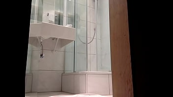 Preview 1 of Tallk On Fhone - Russian guy Alexander in the shower 1