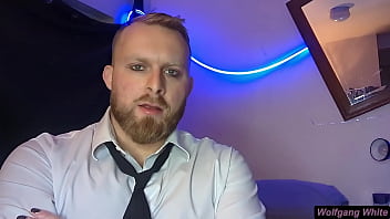 Preview 1 of Glass Dildo - POV Roleplay - Bullying you,  a dadfag,  into a big cumshot (Spitting,  Jerking Off,  Humiliation)