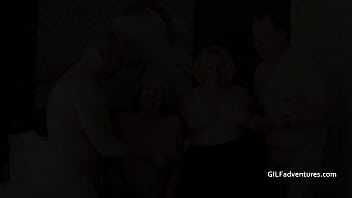 Preview 2 of Www Lupoporno Com - Two British mature blondes have a foursome