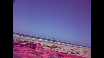 Preview 4 of Zeya Falcon - jean marc Moignez is on a public beach in 2016 05