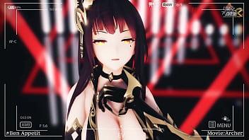 Preview 1 of Chinese Gapingga - 【MMD】EX B o n Appetit