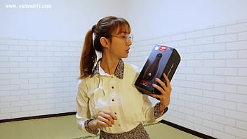 Preview 1 of Hottest Scissoring Compilation - AB046 OTOUCH BlowJob Machine Unboxing and Trial , using my new Masturbator Machine until Cum