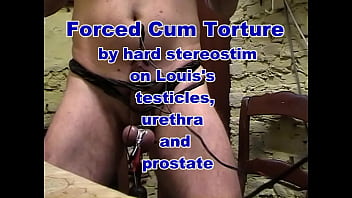 Preview 1 of M Elena Maria - Strong electro for Louis&#039_s cock,  balls and prostate