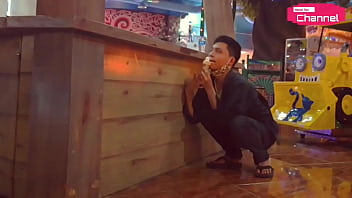 Preview 2 of Fauk Iran - [Hansel Thio Channel] Public Area - I Walk Around At Mall And Buy An Cream Then Show The Sweet Lick Part 2