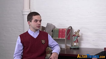 Preview 1 of Sunny Leons Xvideos 2018 - Religious twink gets ass toyed