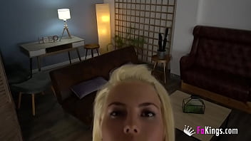 Preview 2 of Doktr Sexsi - Blonde Macarena Lewis fucks her tinder hookup with a hidden camera