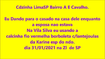 Preview 1 of While She Twerks - Cdzinha LimaSP Dando C a Calcinha fio verm Karine P Casado Vl Silva 31 Jan 2021
