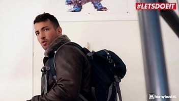 Preview 2 of Oil Teen Ass - LETSDOEIT - #Lady Dee #Jorge Navarro - Czech Teen Roommate Got Drilled By Gym Guy