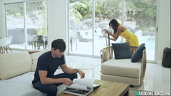 Preview 1 of Hot Aunt Fucked By Nephew - Babe joins stepmom and fucks bf